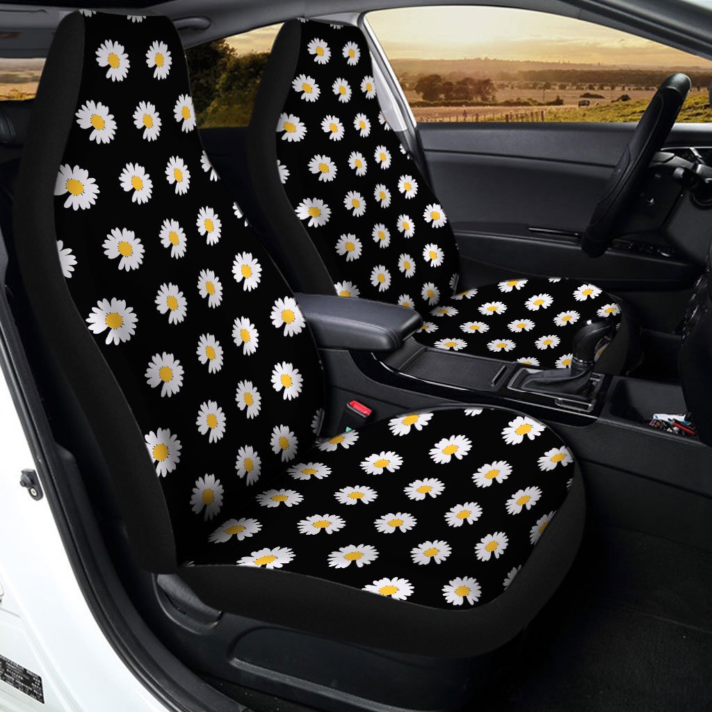 Daisy Car Seat Covers Custom Pattern Flower Car Accessories - Gearcarcover - 1