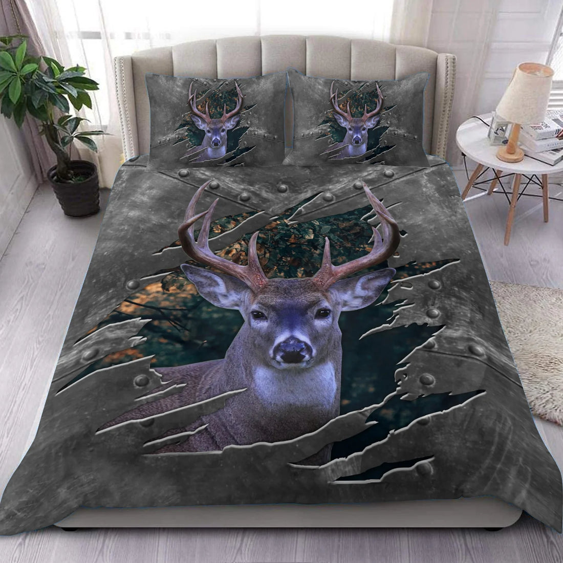 Deer Bedding Set, Gift for Deer Lovers, Hunting Lovers