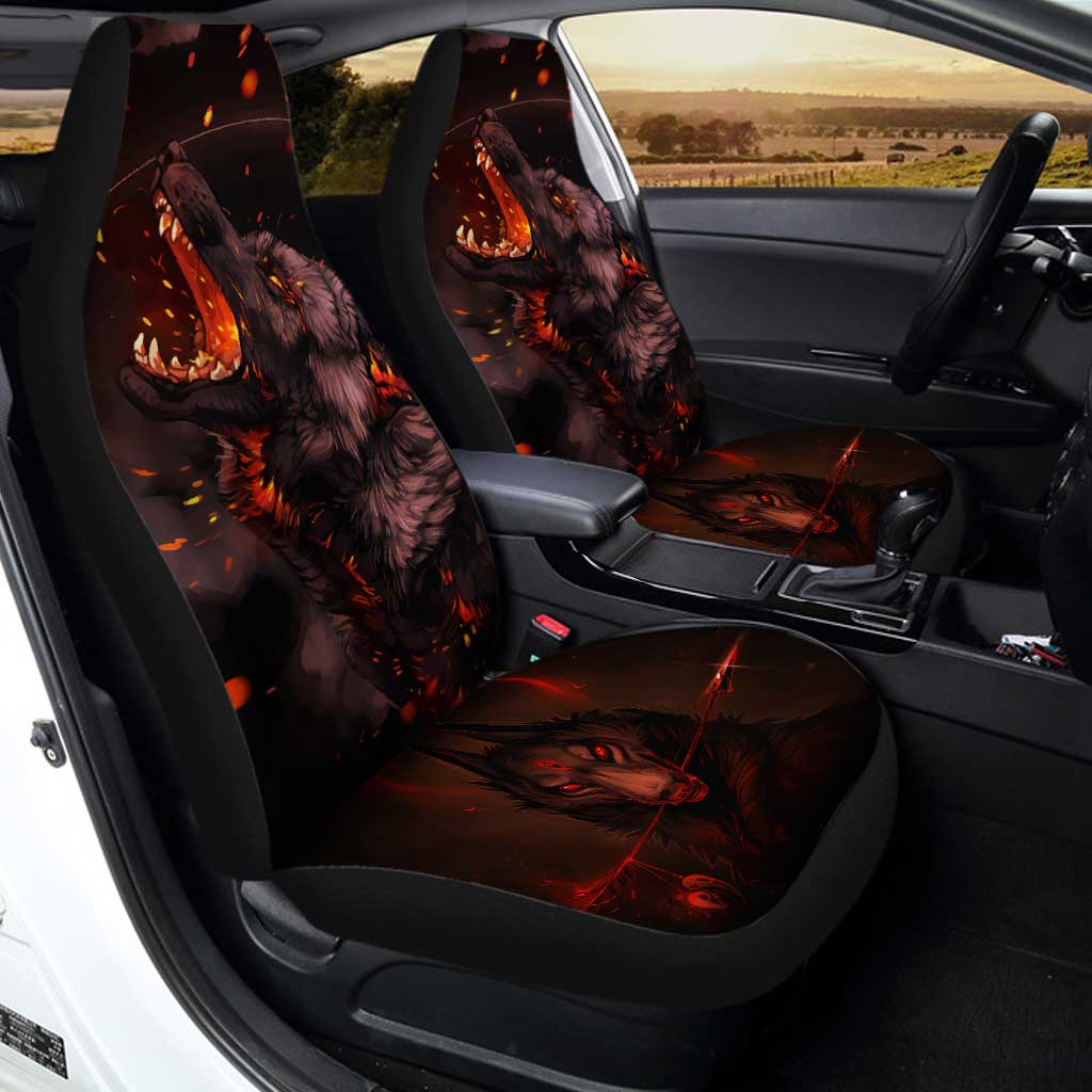 Demon Wolf Car Seat Covers Custom Car Accessories - Gearcarcover - 1