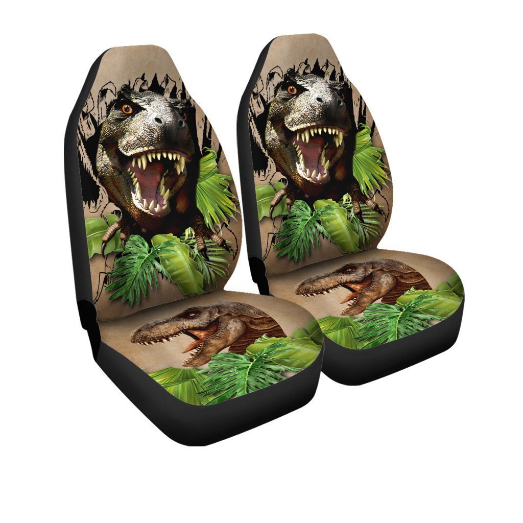 Dinosaur T-Rex Car Seat Covers Custom Car Accessories - Gearcarcover - 3