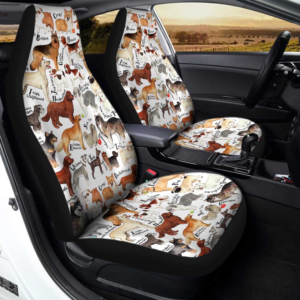 Dog Breeds Car Seat Covers Custom Dog Car Accessories - Gearcarcover - 1