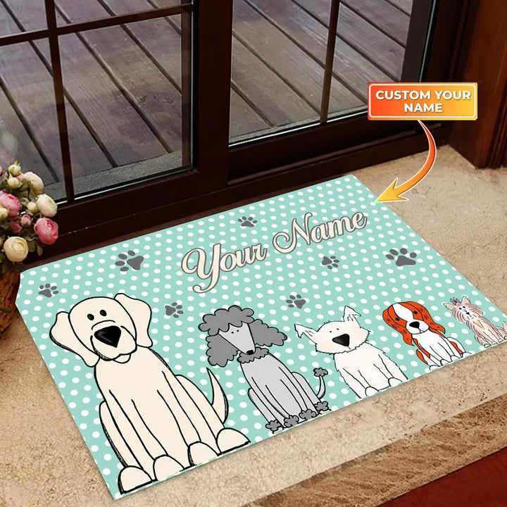 Dog Grooming Salon Door Mat, Dog Salon Doormat Post Pet