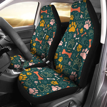 Dog Paws Car Seat Covers, Car Accessories For Dog Lovers, Car Cover Gift, Gift for Drivers