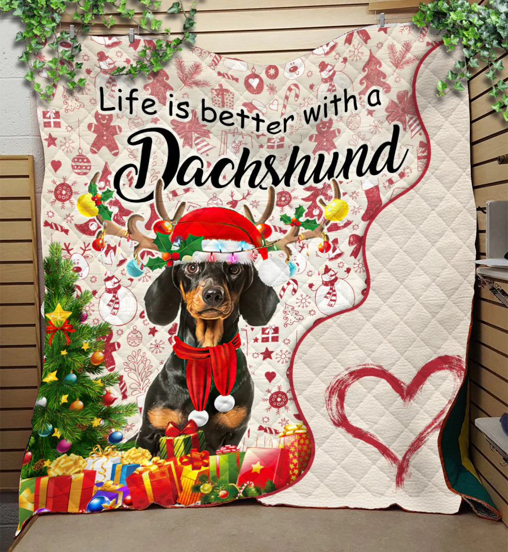 PF 3D Dog Premium Blanket & Quilt, Gift for Dog Lovers, Dog Dad, Dog Mom