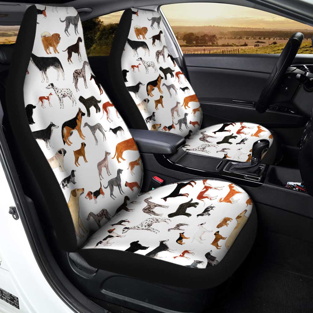 Dogs Breed Car Seat Covers Custom Dog Lover Car Accessories - Gearcarcover - 1