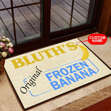 Door Mat Original Frozen Banana Personalized