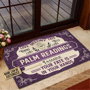 Door Mat Palmistry Palm Readings Personalized