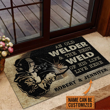 Door Mat Welder The Best Weld Of His Life Personalized