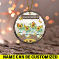 Personalized Grandma's Garden Kid's Name Ceramic Ornament