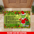 Grinch's Family Doormat Custom T-44307 ETHA021123