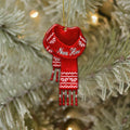 Personalized Winter Scarf Christmas Ornaments 2022, Christmas Tree Decorations, Red Christmas Ornaments, Car Hanging Ornament