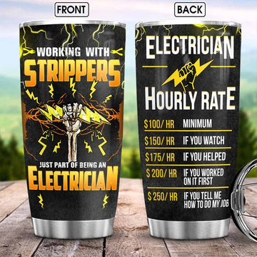 Electrician Stainless Steel Tumbler