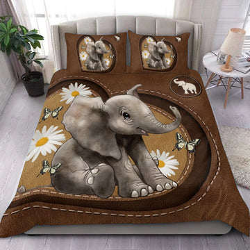 Elephant Bedding Set, Gift for Elephant Lovers - PF10088