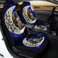 Father And Son Wolf Car Seat Covers Custom I Love You To The Moon And Back Car Accessories - Gearcarcover - 3