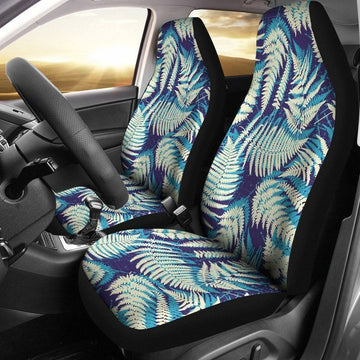 Fern Leave Summer Pattern Printed Car Seat Covers