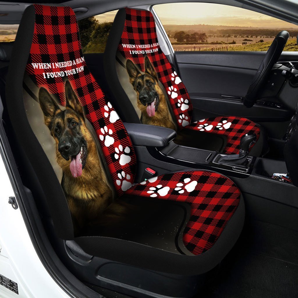 German Shepherd Car Seat Covers Custom Dog Lover Car Accessories - Gearcarcover - 1