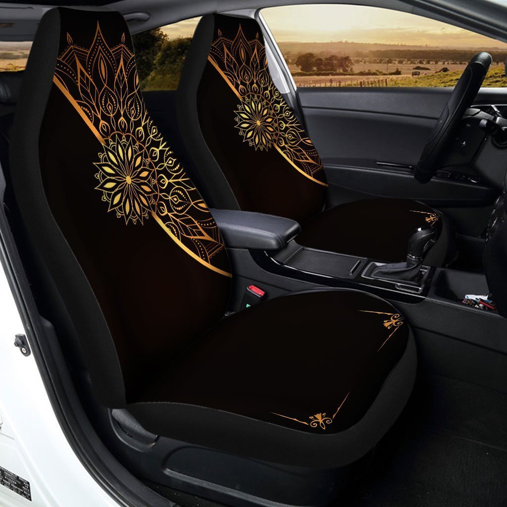 Golden Mandala Luxury Car Seat Covers Custom - Gearcarcover - 1