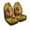 Golden Retriever Car Seat Covers Custom Dog Sunflower Car Accessories - Gearcarcover - 3