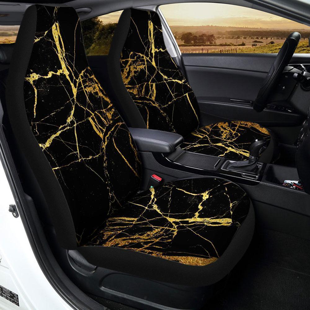 Golden Scratch Marble Car Seat Covers Custom Car Accessories - Gearcarcover - 1