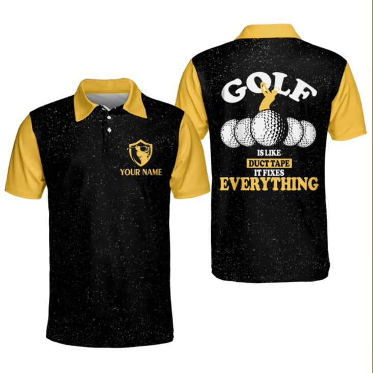 Never Underestimate An Old Man With Golf Skills Golf Polo Shirt, Custom name polo shirt, Golf club Shirt, Gifts For Golfers