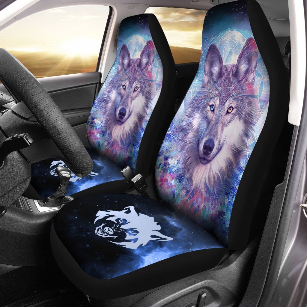 Gray Wolf Car Seat Covers Custom Car Interior Accessories - Gearcarcover - 1