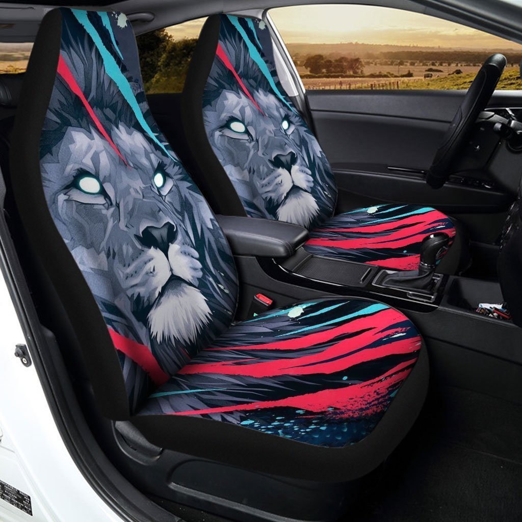 Great Gift For Dad Lion Car Seat Covers Custom Car Accessories - Gearcarcover - 1