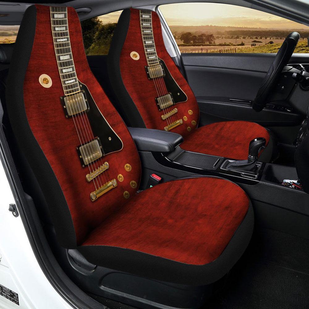 Guitar Car Seat Covers Custom Car Accessories For Guitar Lover - Gearcarcover - 1