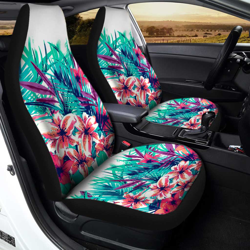 Hawaii Car Seat Covers Custom Tropical Floral Car Accessories - Gearcarcover - 1