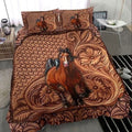 Horse Bedding Set, Gift for Couples, Husband, Wife, Parents, Lovers, Gift for Horse Lovers  - PF10115