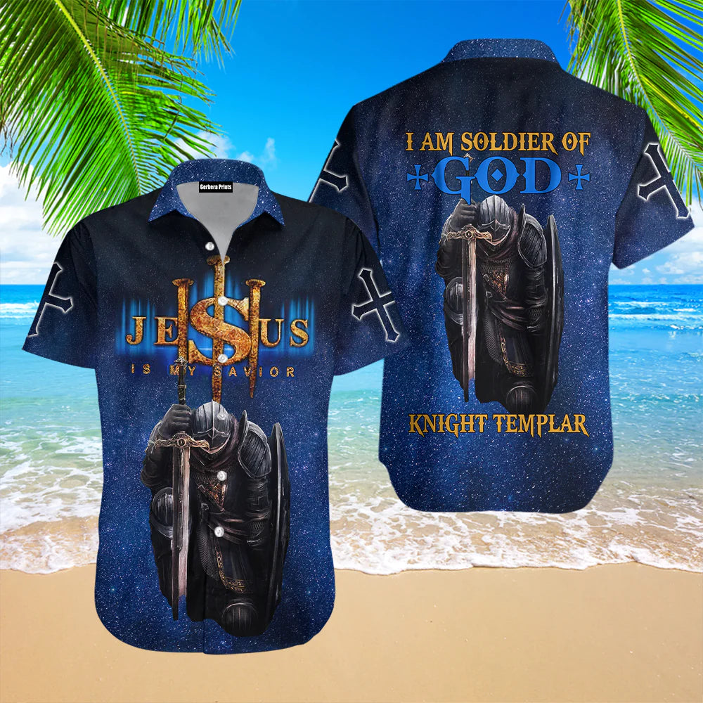 I Am Soldier Of God Knight Templar Aloha Hawaiian Shirts For Men & For Women
