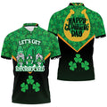 Its Not A Party Until The Irish Show Up Dabbing Leprechaun Saint Patrick Day 3D Polo Shirt, Jersey Polo Shirt S