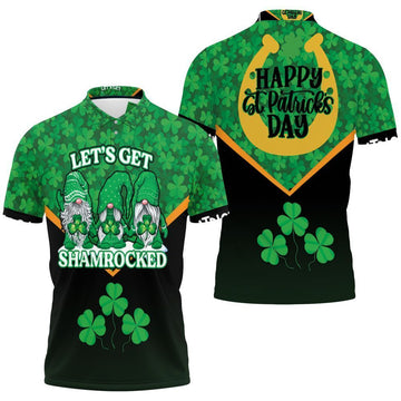 Its Not A Party Until The Irish Show Up Dabbing Leprechaun Saint Patrick Day 3D Polo Shirt, Jersey Polo Shirt S