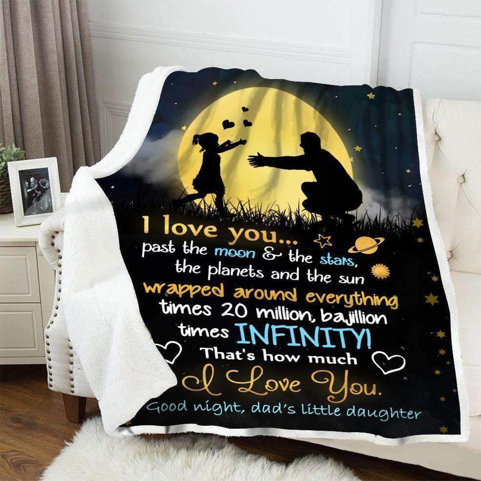 Blanket DadDaughter I Love You - 2