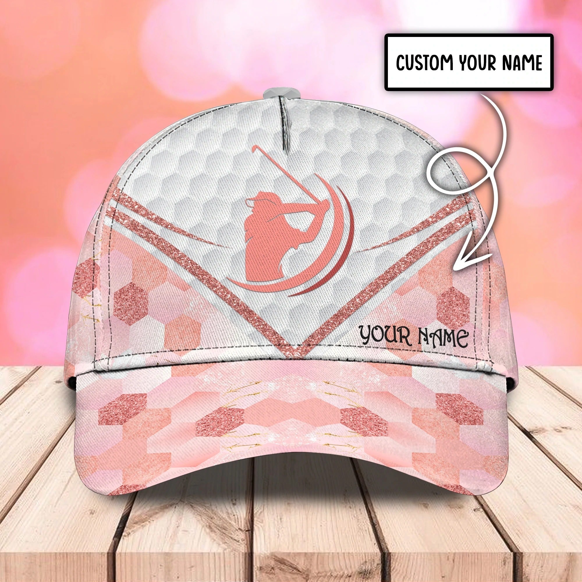 Personalized Baseball Golf Cap For Women, Golfer Cap For Woman, Birthday Golfer Gifts, Woman Golf Cap