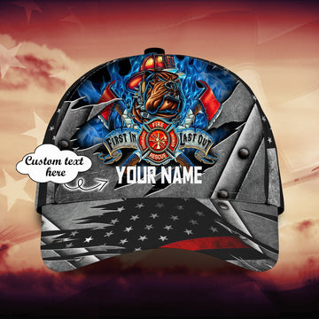 Personalized Firefighter Classic Cap - QB95 - Hkm