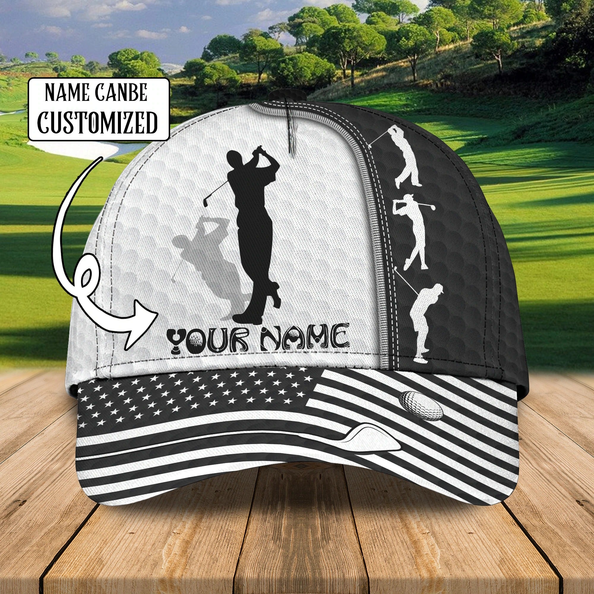 Custom 3D All Over Print Caps For Dad Golfer, Father Day Gift For Golfer, Golf Dad Gifts, Golf Daddy