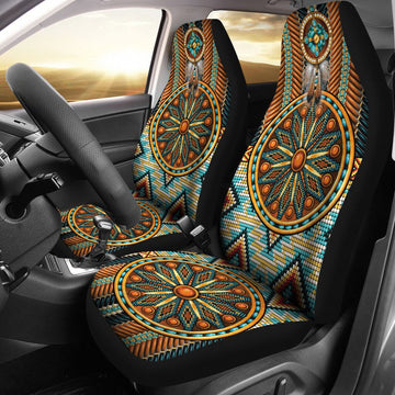 Native American Rosette Car Seat cover