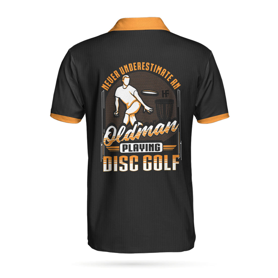 Never Underestimate An Old Man Playing Disc Golf Custom Polo Shirt Personalized Disc Golf Shirt For Men - 1