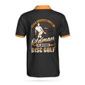 Never Underestimate An Old Man Playing Disc Golf Custom Polo Shirt Personalized Disc Golf Shirt For Men - 2