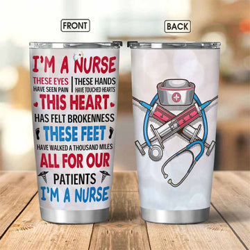 Nurse Stainless Steel Tumbler