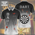 Personalized Darts 3D All Over Printed, Darts Polo Shirt For Men, Darts Love Gifts