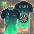 Personalized Darts 3D All Over Printed, Darts Polo Shirt For Men, Darts Love Gifts