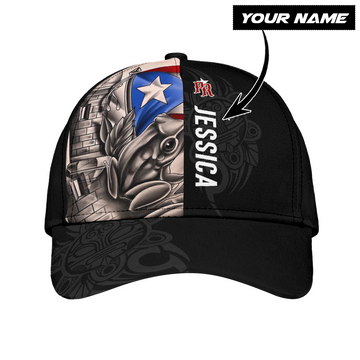 Personalized 3D full printed Puerto Rico Cap Hat, Puerto Rico Hats