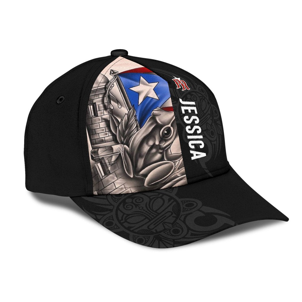 Personalized 3D full printed Puerto Rico Cap Hat, Puerto Rico Hats