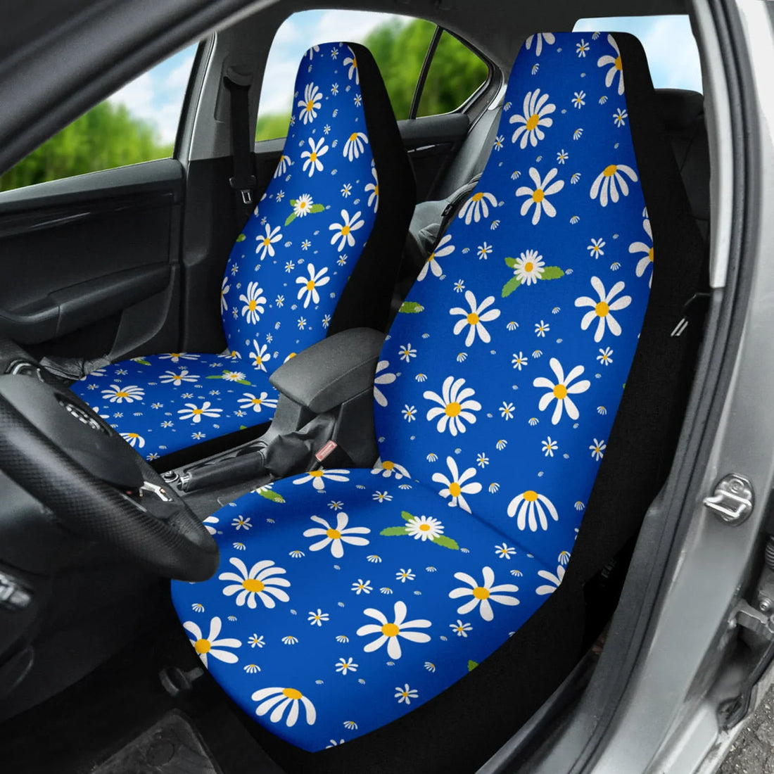 Daisy Pattern Car Seat Covers