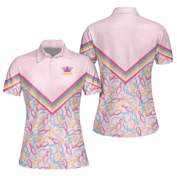 Personalized Bowling Polo Shirt For Women, bowling polo shirt for Women