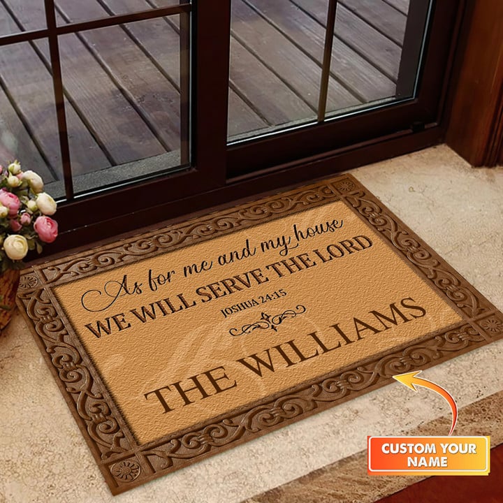 Personalized Family Doormat