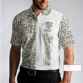 Personalized Dollar Golf Custom Polo Shirt Dollar Bill Pattern Polo Shirt Cool Golf Shirt For Men - 4