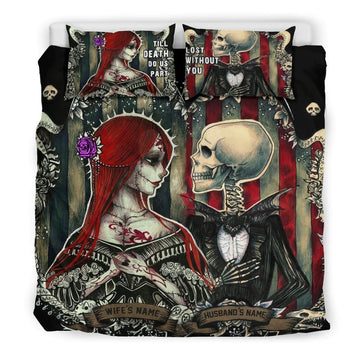 Put names of wife and husband - Personalize Bedding Sets