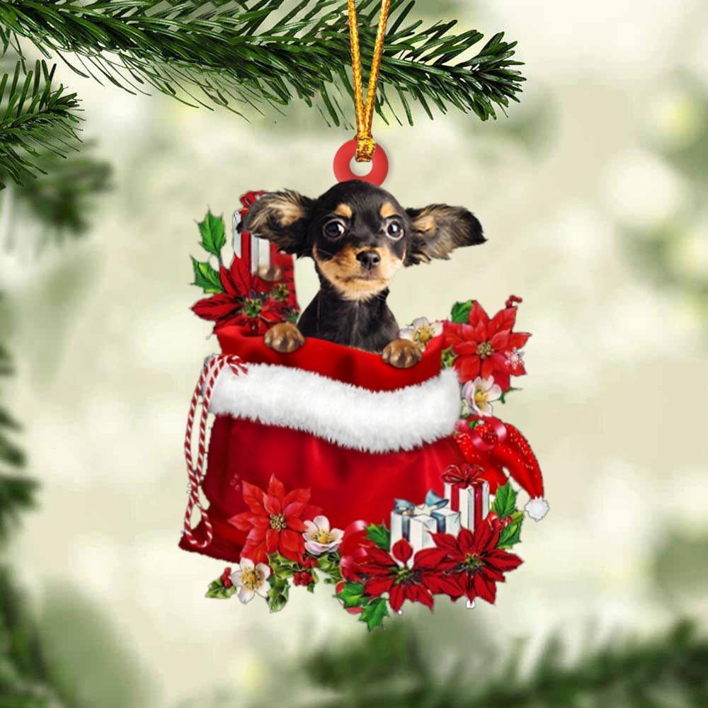 Russkiy Toy In Gift Bag Christmas Ornament, Gift For Dog Lovers